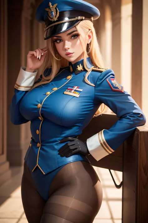 1 chica  una traje de militar oficial con pantyhose billante 4k pechos  grandes y cola grande muslos hechizantes cuerpo completo y cola grande  Ojos azules y cara extremadamente detallados,hermosos ojos ultra 4k detallados,  muy sexy  fondo de guerra  8K