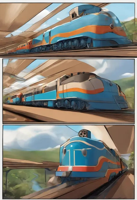 (dynamic angle:1.3),extreme closeup,windy,cinematic highlight,thomas the tank engine, morbidly obese train, furry, sexy train, locomotive, massive train boobs,( trains:1.2), fat locomotive, diesel, ribbon, blue_eyes, jacket, dress, gem, hair_ribbon,sky, de...