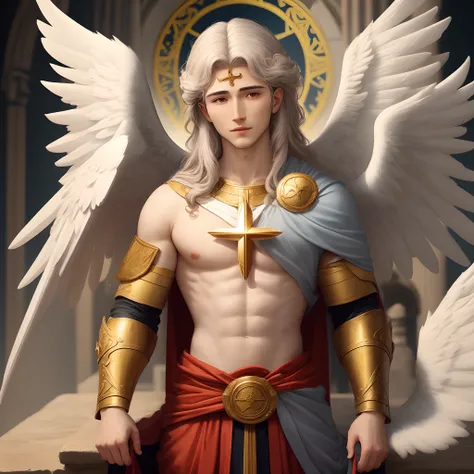 archangel rafael the divine healer in command position