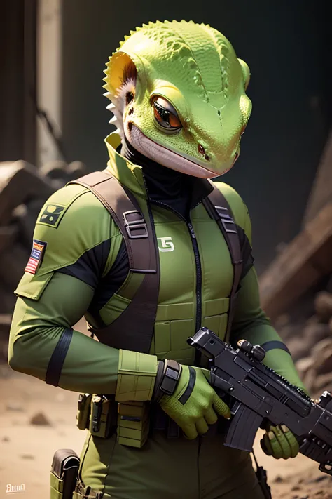 A Gecko soldier