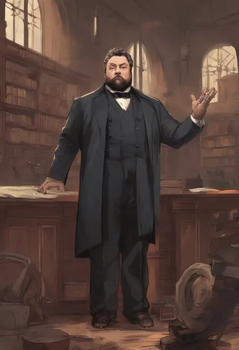 make the famous preacher Charles Spurgeon into a body builder