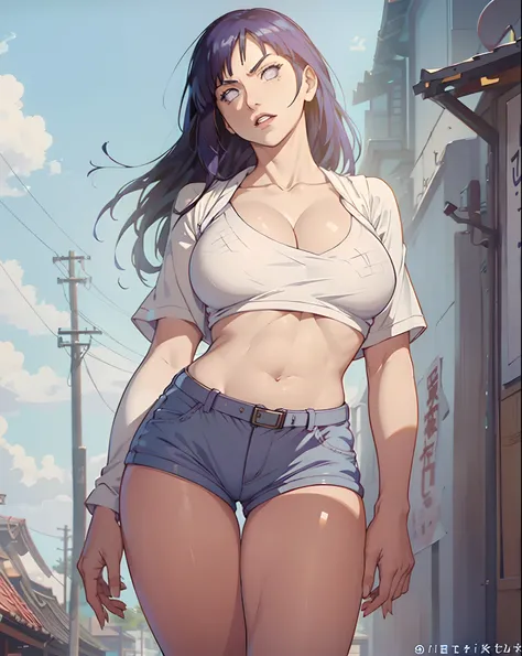 hinata hyuga, extremamente realista, extremamente sexy, muito linda, bunda grande, pernas grossas