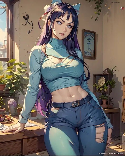 hinata hyuga, extremamente realista, extremamente sexy, muito linda, bunda grande, pernas grossas