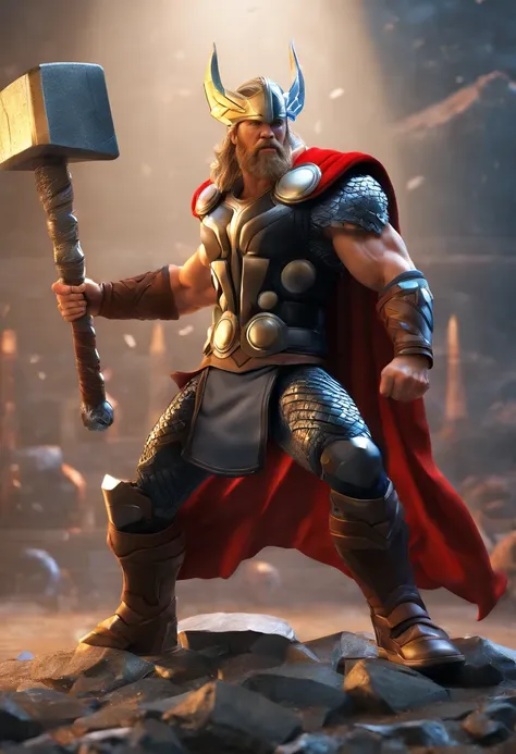 Thor with his Mjolnir