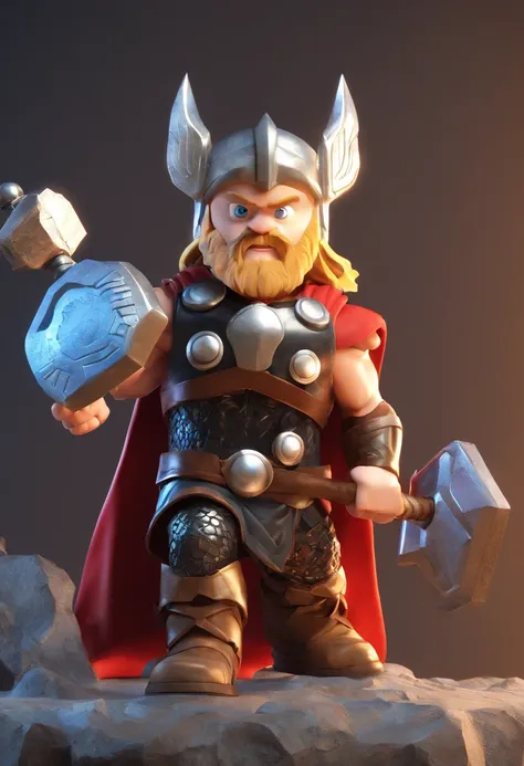 Thor with his Mjolnir