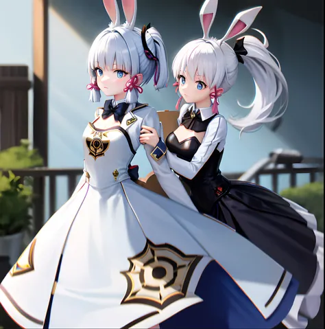 edgBunny，white colors