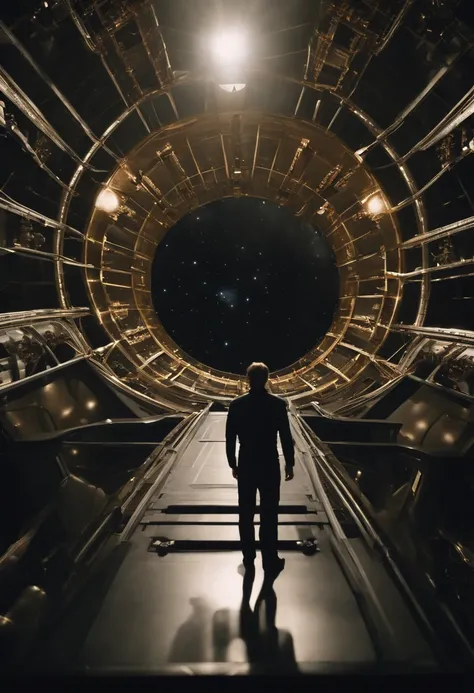 Film stills Christopher Nolan,Desolate and uninhabited,Multi-view demonstration of anatomical diagram stellar thrusters,space opera,space elevator,Fission experiments,Titanium ferrous metal,Epic split-screen masterpiece images from space travel,Intricate d...