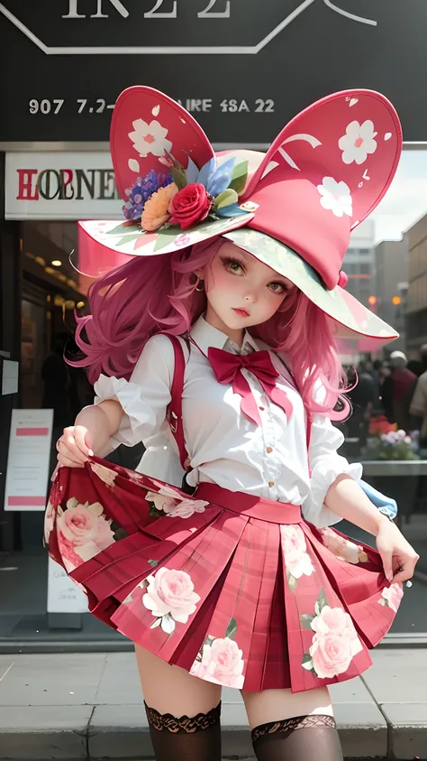 florals，edgBunny，Hats，Small skirt