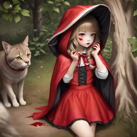 Little Red Riding Hood blood