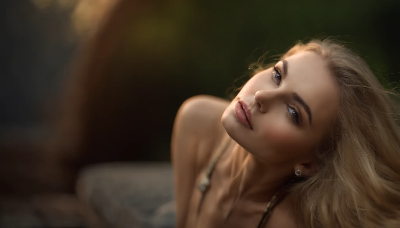 professional, (4k photo:1.1) by (Jeremy Lipking:0.3), (Dittmann Anna:0.3), (Arian Mark:0.3), (Sharp focus:1.3), high detail, wearing crop top, beautiful detailed face, hazel eyes, long blonde hair, (attractive young woman:1.3), (seductive:1.1), (blushing:1...