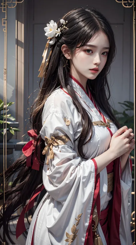 photorealistic, high resolution,masterpiece,best quality,ultra-detailed, 1women, hanfu