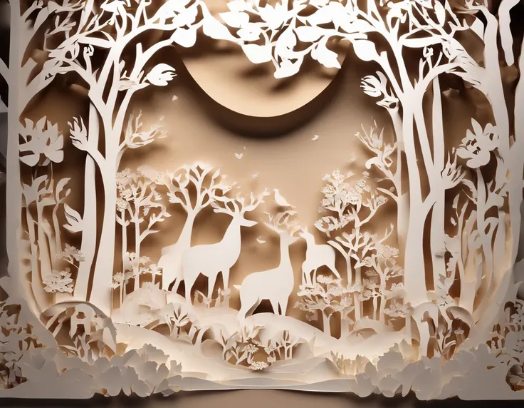 (Paper-cut Art:1.6), three-dimensional undulations. Heart-warming, fantasy, Kawaii, Hands holding up the earth, a prayer for peace. nature, Animals, birds, plants and flowers,(best quality,4k,8k,highres,masterpiece:1.2),ultra-detailed,(realistic,photoreali...