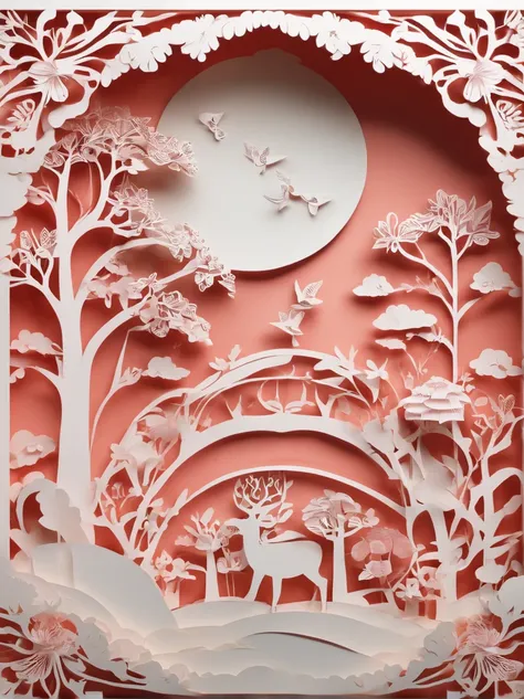 (Paper-cut Art:1.6), three-dimensional undulations. Heart-warming, fantasy, Kawaii, Hands holding up the earth, a prayer for peace. nature, Animals, birds, plants and flowers,(best quality,4k,8k,highres,masterpiece:1.2),ultra-detailed,(realistic,photoreali...