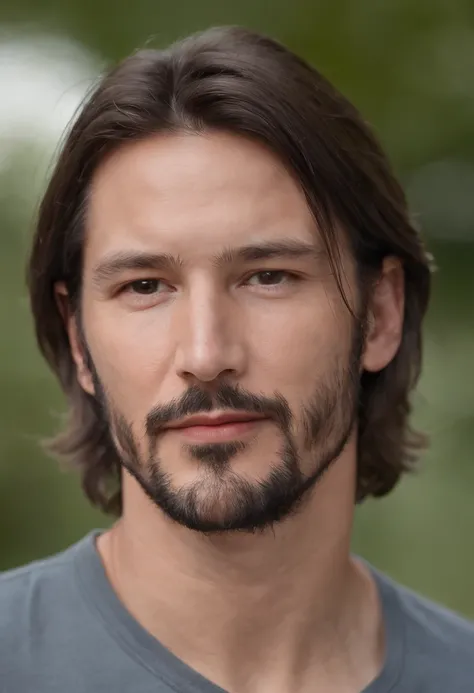 Young Caucasian male，without a beard， 20 yrs，Resembles Keanu Reeves，Completely realistic, , Full high resolution, Well made，detail-rich.Dont grow a beard