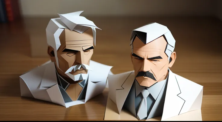 Paper Craft Semi-Solid mature man