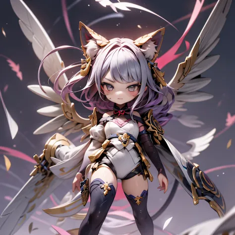 Blink, Chibi, Complete broker, Mega Mini, The body is made of steel....., Metal., The legs are made of steel....., Metal., My favorite cat ears, The wings are steel....., Metal., The gun is metallic steel......