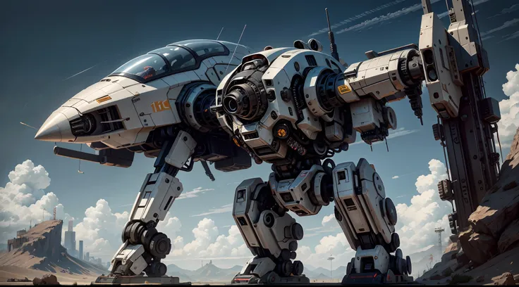 punishment，The machine lives up to its name，It was the only special case in the first generation of mechs that did not have the cockpit on the head - its cockpit was below the chest，Above the abdomen。