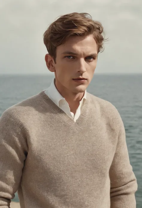 British man, Wool Sweaters, Loro Piana, sunny morning, Tim Walker, GQ editorial