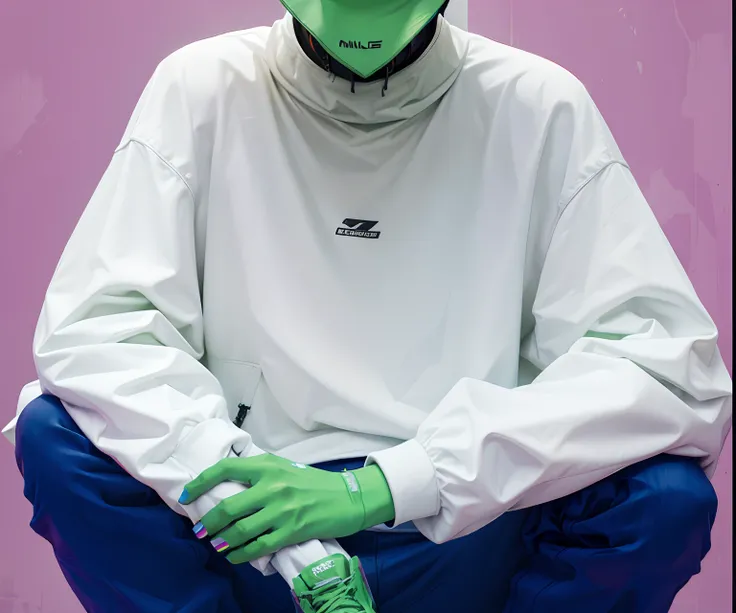 alien, Green alien, bucket hat, streetwear