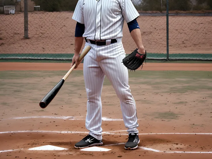 men standing on ground baseball bat --auto --s2