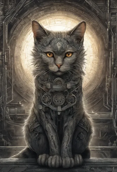 galactic cat with a lot of hair on its head, third eye, staring at something in the distance, intricate details,  electric, fantasy art, Anato Finnstark, emulsion painting, highly detailed, misty
rutkowski, hdr, hyperdetailed, rim light, faded, dim