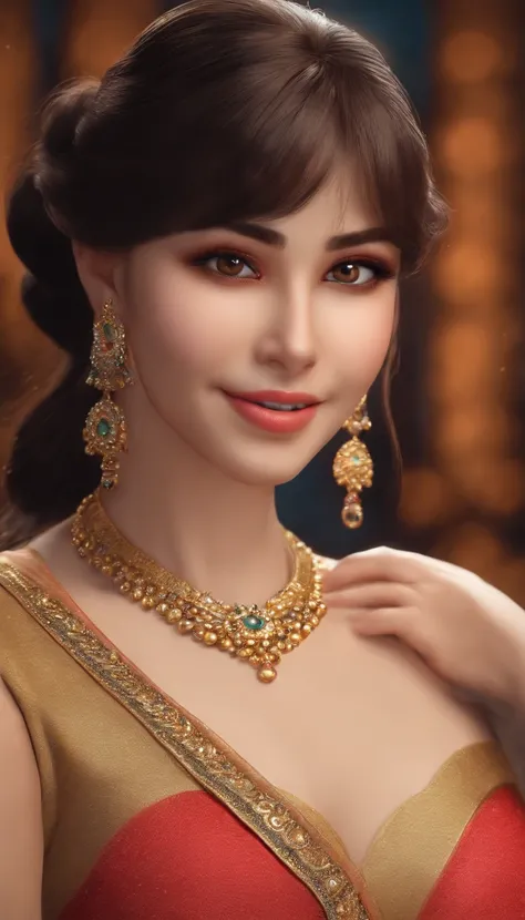 (8K, Ultra High Resolution, Best Quality, Masterpiece: 1.1), (Realistic, Photorealistic: 1.1), Super Detail, Bloom, Bokeh, Film Lighting, Light Glow, 1 Girl, Indian Girl, (Athlete: 1.1), Beautiful Detail Eyes, Beautiful Detail Teeth, Smile, (Face: 1.1), Su...