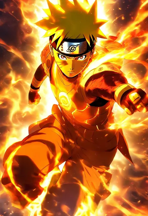 Naruto combines bodies with Ironman