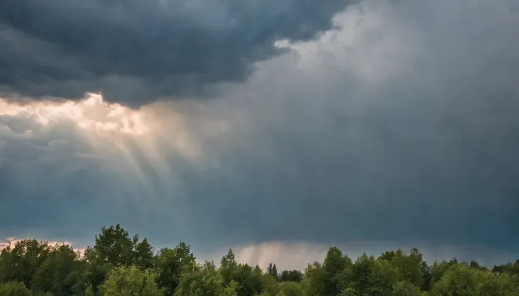 Summer sky,Into the cloud,evening shower