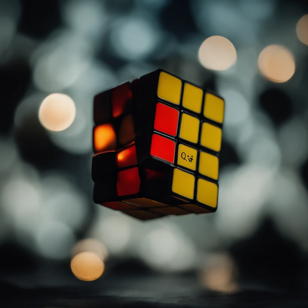 Fire and water rubiks cube —v 4 —ar 9:16 —q 5