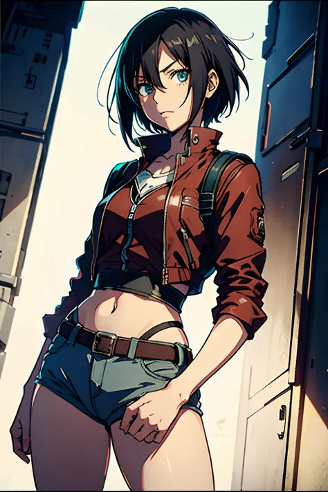 mikasa ackerman, 80s style