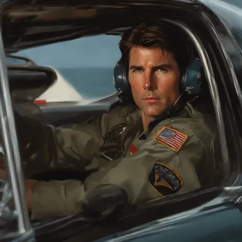 Tom Cruise from Top Gun, vhs effect, (poster:1.2),poster on wall, nostalgia, movie poster,
(skin texture), intricately detailed, fine details, hyperdetailed, raytracing, subsurface scattering, diffused soft lighting, shallow depth of field, by (Oliver Wett...