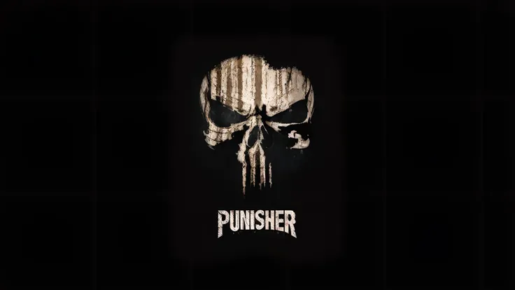 Close-up of a very, very black background with a skull, Punisher, Elon Musk as the punisher, Frank Miller Creative Design, formal art, Fan Art, wallpaper 4k, wallpaper 4 k, Without text, punish, hq 4k wallpaper, Boris Johnson as the punisher, HD wallpaper,...