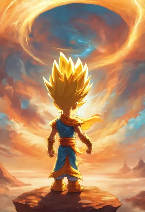 Bart Simpson vestido de goku