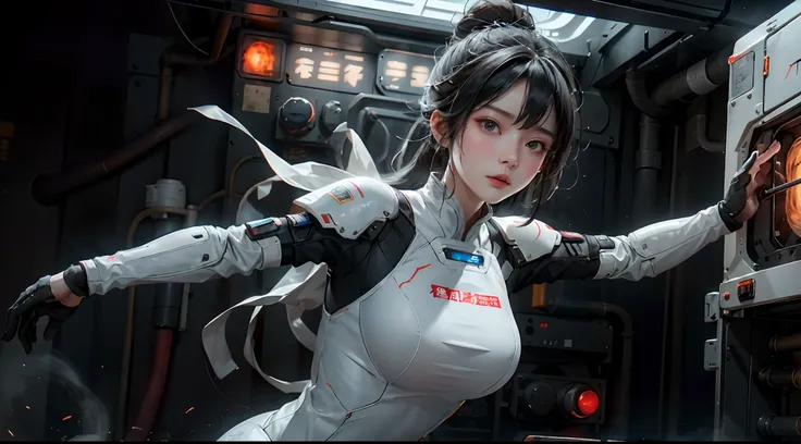 White Shadow moved in an expectant way。The power furnace is running at overspeed，The high temperature turned almost the entire cockpit into an oven。That invisible force dragged Bai Yings body，She is a young girl wearing a white mech tight combat suit，Curre...