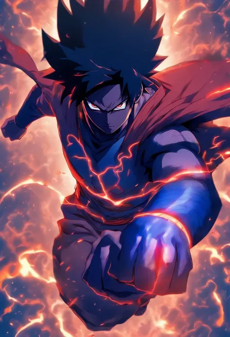 Uchiha Sasuke combines bodies with Superman