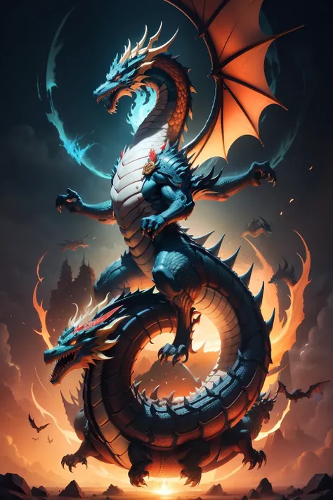 Nine Divine Dragons in Ancient Chinese Mythology