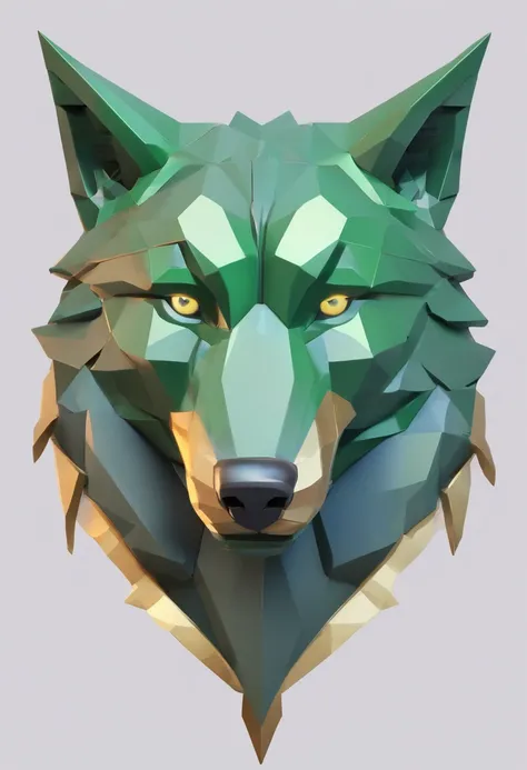 Game medallion with metal wolf head closeup with crown，Close-up of the wolfs head，hearthstone art style, Hearthstone style art, hearthstone concept art, Riot game concept art, style of league of legends, iconic character splash art, League of Legends crown...