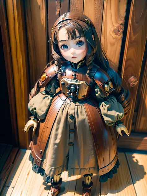 ((Wooden device antique doll)):1.9、Mecha Girl、masutepiece