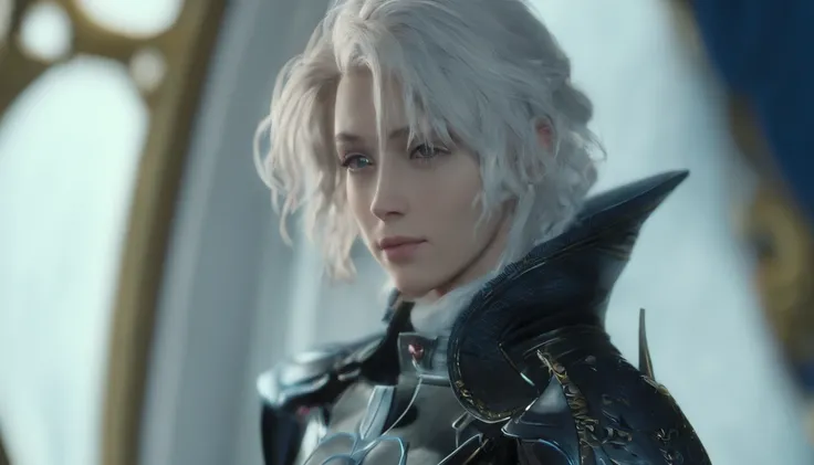 Highest image quality，Outstanding details，超高分辨率，（Fidelity：1.4）, Favor the details，Final Fantasy XV character Ellania, Dragon Knight，Cloak, She has a delicate and beautiful face,Raised sexy，cyber punk perssonage，Futuristic，mechanically aesthetic，Virtual Eng...