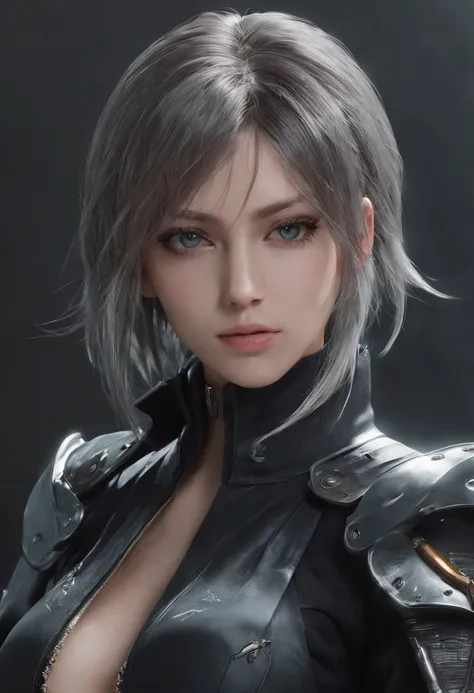 Highest image quality，Outstanding details，超高分辨率，（Fidelity：1.4）, Favor the details，Final Fantasy XV character Ellania, Dragon Knight，Cloak, She has a delicate and beautiful face,Raised sexy，cyber punk perssonage，Futuristic，mechanically aesthetic，Virtual Eng...