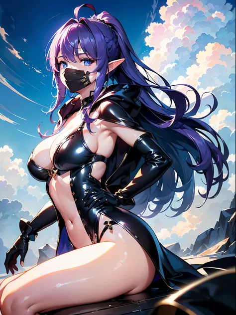 ((((((BREAK,Design an image with a fisheye lens effect, capturing a wide field of view with a distinctive, curved perspective.BREAK,)))))((long eyeshadow,evil smile,elf,succubus,vampire,the queen,1girl:1.1,solo,))(masterpiece,best quality, official art,aim...