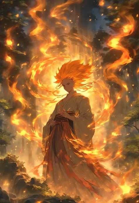 In an ancient forest, The essence of magic is shaped by a young man, His hair was as black as a shadow、His eyes glowed with golden flames。. A mysterious mark adorns his neck, Shining with the light of power. Within liquidation, He was engulfed in a series ...