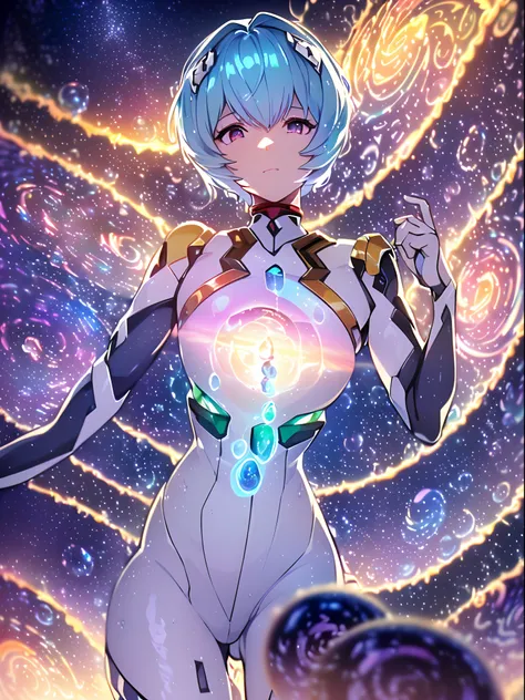 (((ayanami rei))),((((BREAK,Design an image with a fisheye lens effect, capturing a wide field of view with a distinctive, curved perspective.BREAK,)))((1girl:1.1,solo,))(masterpiece,best quality, official art,aim to viewers, beautiful and aesthetic:1.3),(...