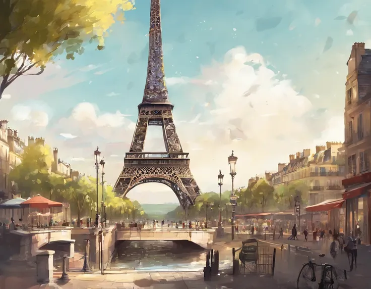 best scenery,Eiffel Tower,Tourist attraction scenery