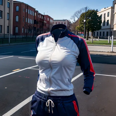 school uniform and tracksuits, ((invisible, no humans:1.5, headless:1.5, handless, legless)), big breast, (close-up to breast), 
(8k, RAW photo, best quality, masterpiece:1.2), (realistic, photo-realistic:1.37),photon mapping, radiosity, ((Hasselblad photo...