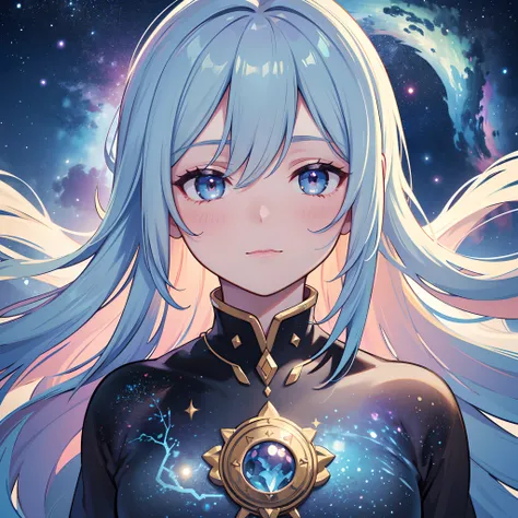 The prompt for the theme "space, tree, goddess" can be as follows:

"tree of life glowing in space against a cosmic backdrop, majestic goddess with flowing hair and ethereal attire, divine light illuminating her face, celestial aura surrounding her, vibran...