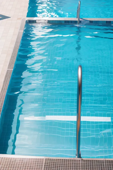 public pool texture, top view