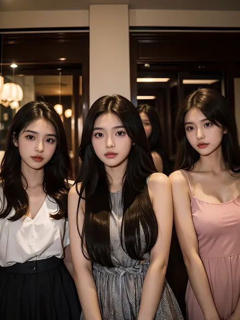 there is a woman with long hair posing for a picture, 18 years old, cindy avelino, nivanh chanthara, 1 6 years old, 2 2 years old, 2 7 years old, 19-year-old girl, 21 years old, 2 3 years old, south east asian with round face, 2 8 years old