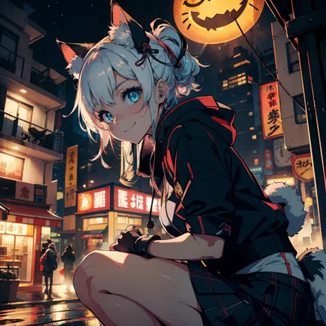 Cat,balancing,Close up,Neon Clothes,watch,yukata lift,on side,hoodie,Happy face,unzipped,trembling,plaid background,Biting,nontraditional miko,Cable,maid headdress,breast press, oseledets ,Fingerless Gloves,piercing,parking lot,ferris wheel,skirt lift,glow...