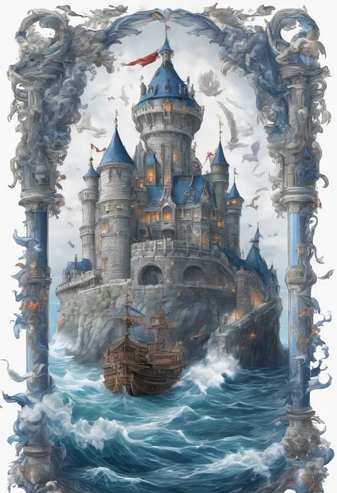 Castlevania Castle，There is a title "Castlevania" In the middle